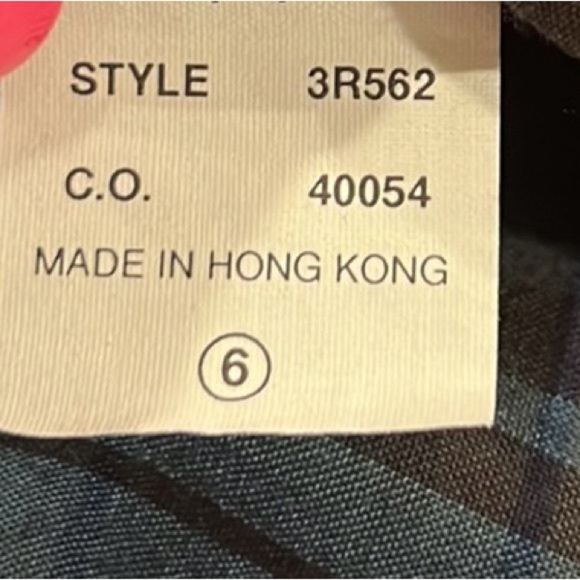 Marithe Girbaud Francois plaid long sleeve button down dress size medium - Picture 9 of 9